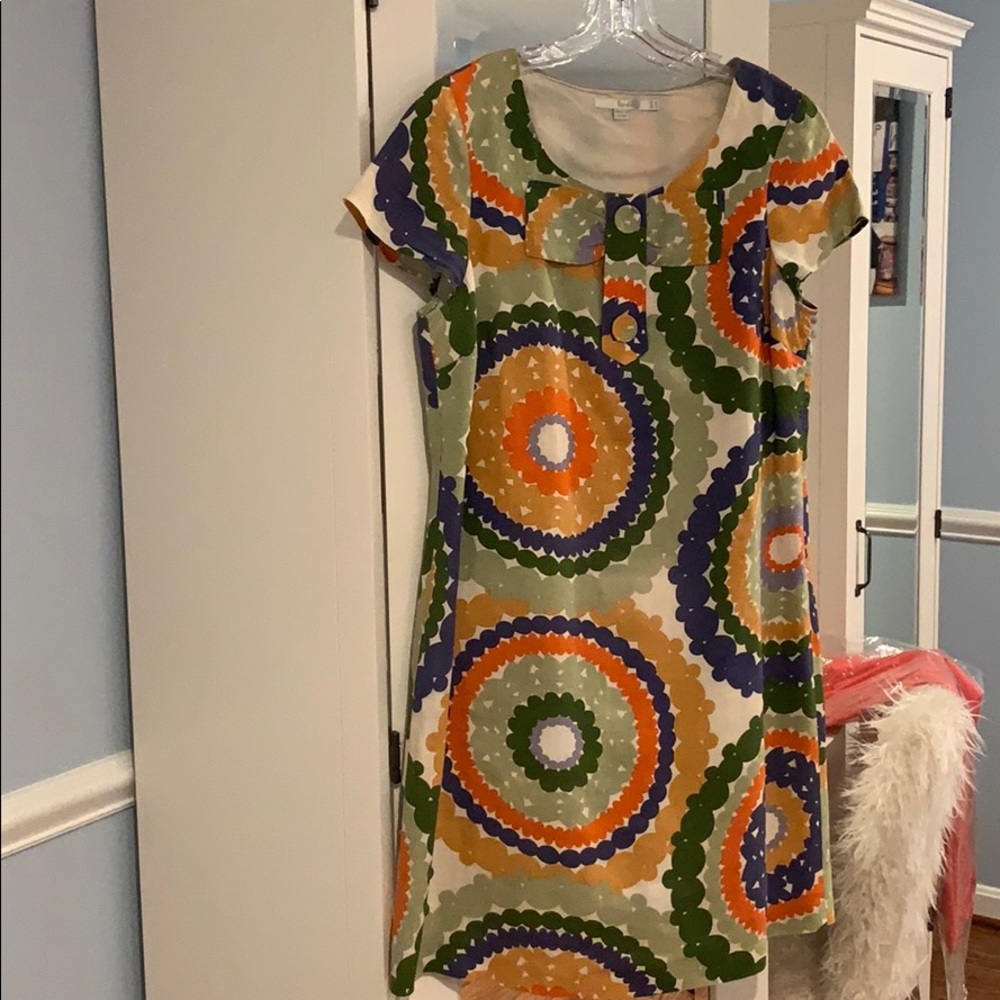 boden multicolored lined dress